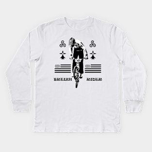 breizh bmx rider Kids Long Sleeve T-Shirt